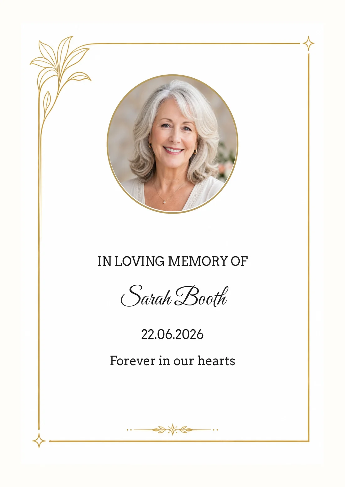 Memorial memory book